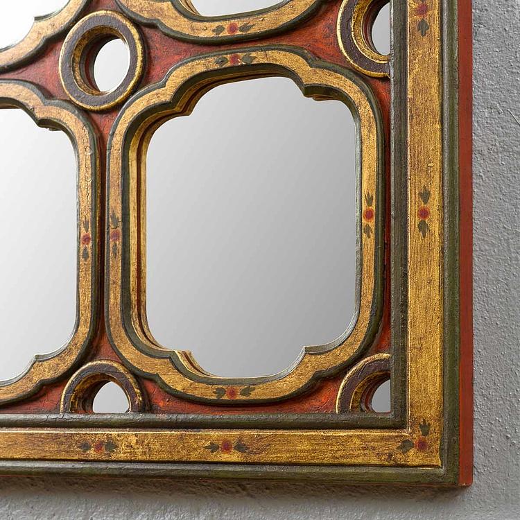 Зеркало в расписанной вручную раме Кастилия Castillan Handpainted Mirror