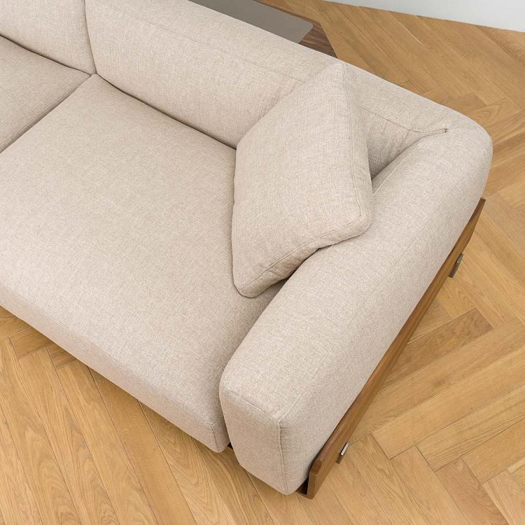 Угловой диван Позитано с полкой за спинкой Positano Group With Shelf