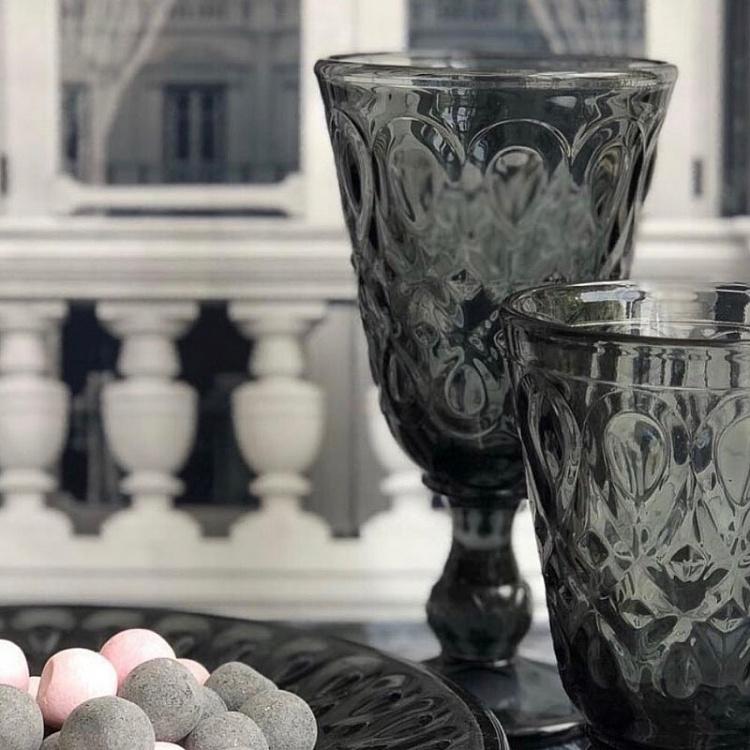 Антрацитовый бокал для вина Лион Lyonnais Anthracite Grey Wine Glass