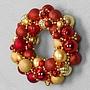 Новогодний венок Wreath With Balls 27,5 cm