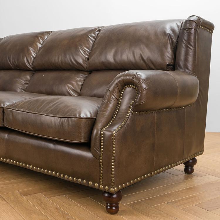 Трёхместный кожаный диван Черчилль Churchill 3 Seater Leather RM
