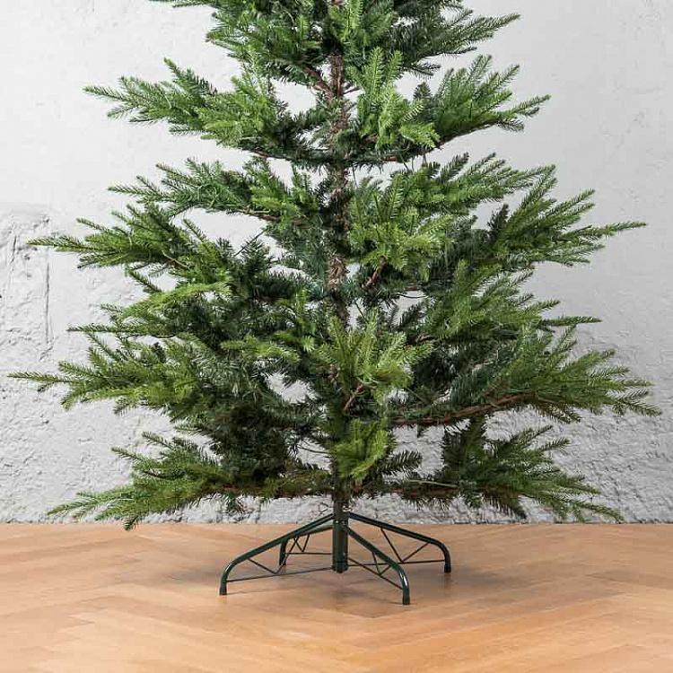 Искусственная новогодняя ёлка с led-гирляндой на 340 лампочек, 185 см Green Spruce With 340 LED Bulbs 185 cm