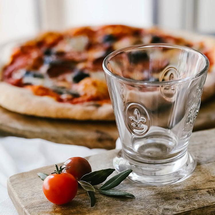 Низкий стакан Геральдическая лилия Fleur De Lys Gobelet