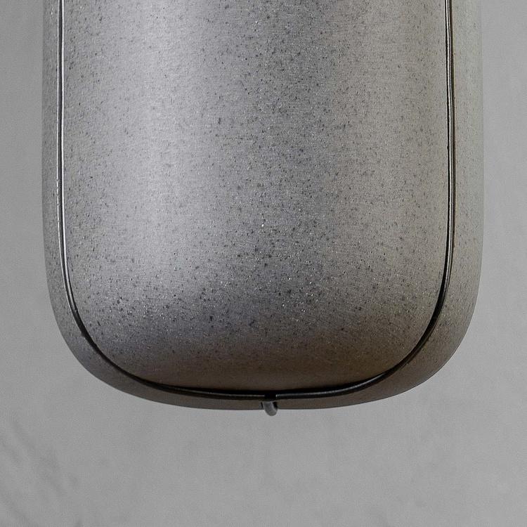 Подвесное тёмно-серое кашпо-чаша Эффектори Бетон, S Effectory Beton Hanging Bowl Dark Grey Small