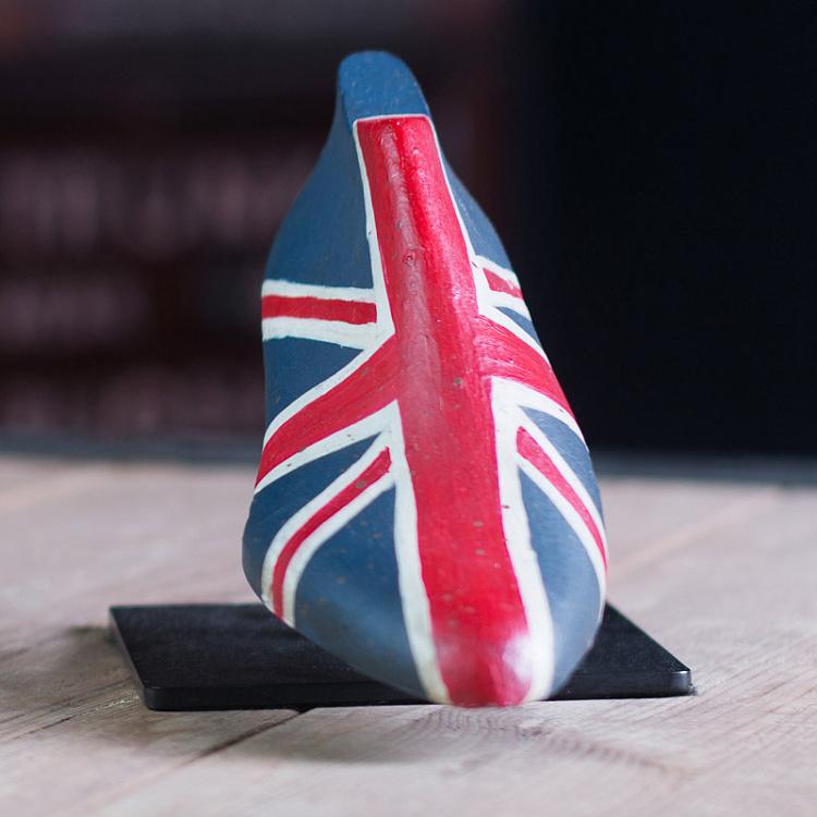 Статуэтка обувная колодка, S Shoe Mould Blue And Red Small