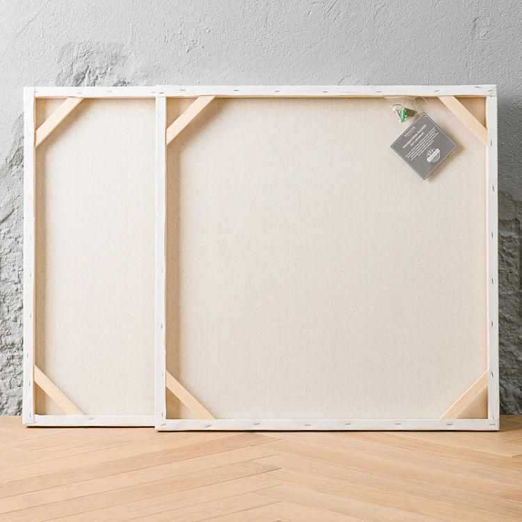 Картина диптих Морской бриз, акрил, холст Set Of 2 Canvas Acrylic Painting Sea Breeze