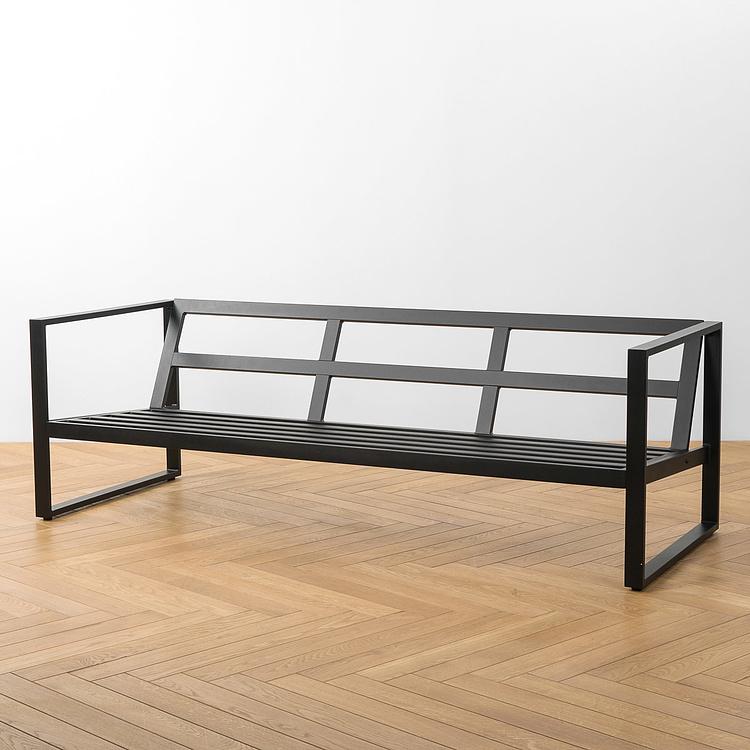 Трёхместный садовый диван Этика Ethic 3 Seater, Black