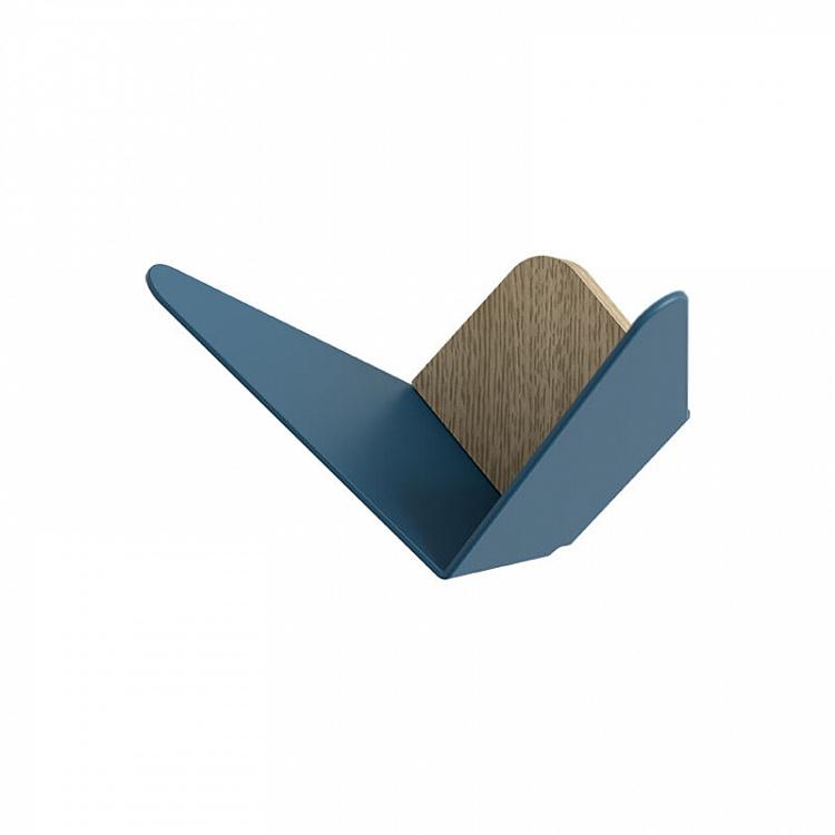 Крючок Бабочка тёмно-синего цвета, S Butterflies Hook Mini Petrol Blue