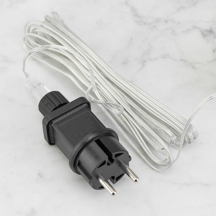 Настольная лампа с led-гирляндой внутри Гриб упавший Fall Down Mushroom Lamp Led Garland