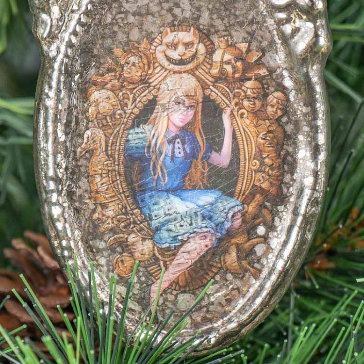 Ёлочная игрушка-медальон Алиса Coat Of Arms Alice Medallion 13 cm