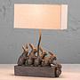 Настольная лампа с абажуром Small Rabbits Table Lamp With Shade