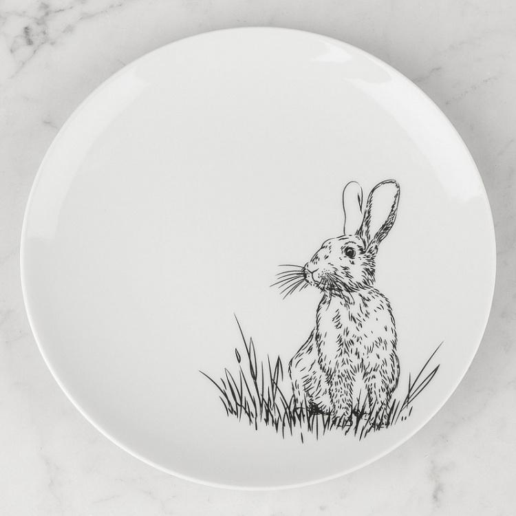 Тарелка Заяц на поляне Hare In The Meadow Plate