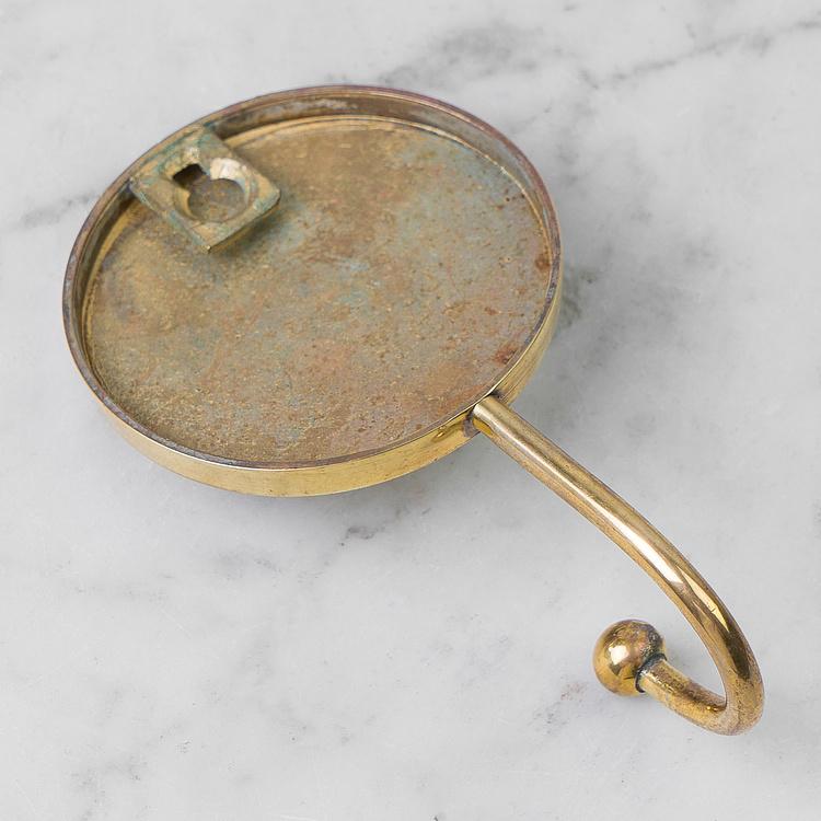 Крючок Танжер Люкс с перламутровой инкрустацией Tangier Luxe Brass Pearl Inlay Hook