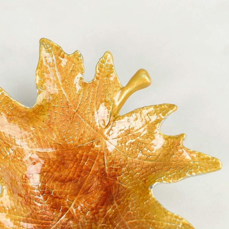 Подставка для мелочей Осенний лист 1 Autumn Trinket Tray 1