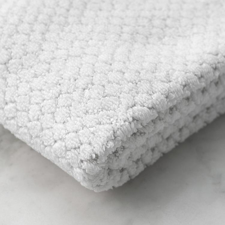 Белое махровое полотенце для рук и лица Пунто 50x90 см Punto Hand Towel White 50x90 cm