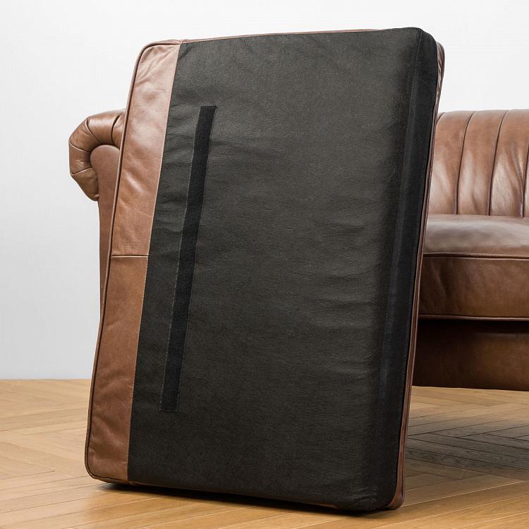 Трёхместный диван Вена Vienna 3 Seater, Black Matt Metal RM