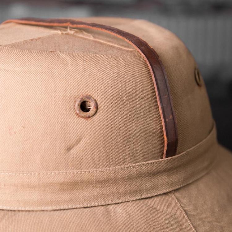 Винтажный британский головной убор из Индии Vintage Antique British Helmet From India