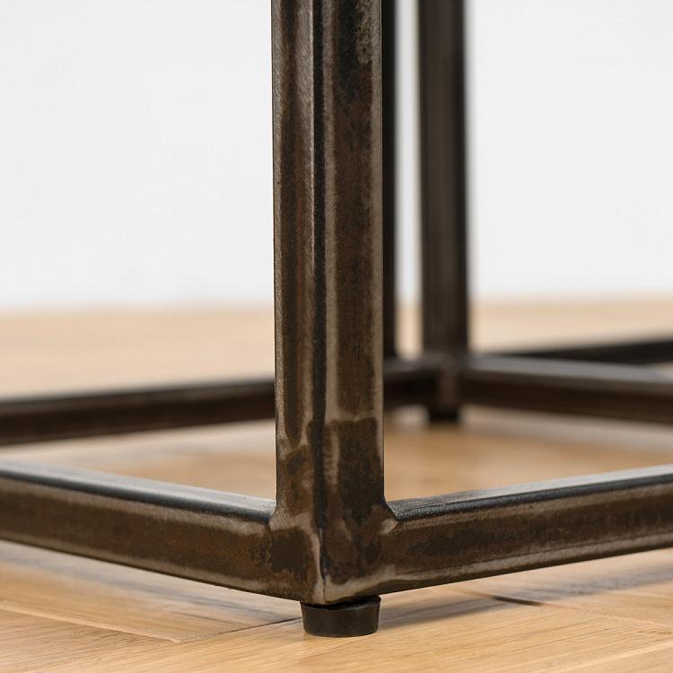 Комплект из двух столиков Револь Set Of 2 Revol Side Tables Mango Wood