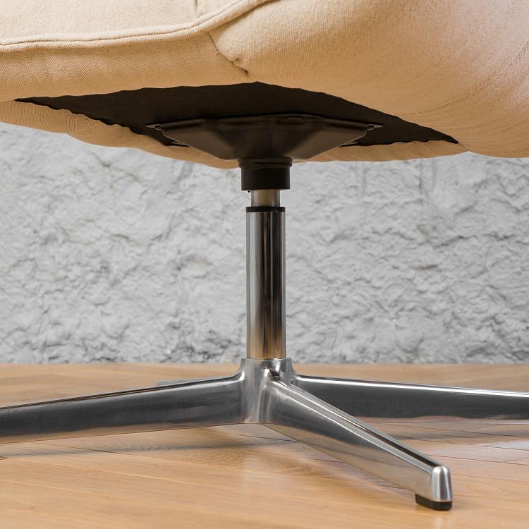 Рабочее кресло Центр, серебристый металл Center Swivel Office Chair, Silver Metal Base RM