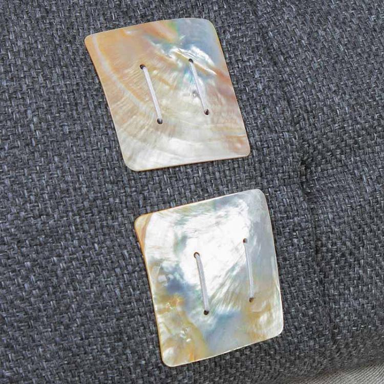 Декоративная льняная подушка 75 75 Cushion