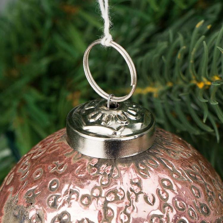 Ёлочный шар Фантом медный, S Glass Ball Phantom Copper 8 cm