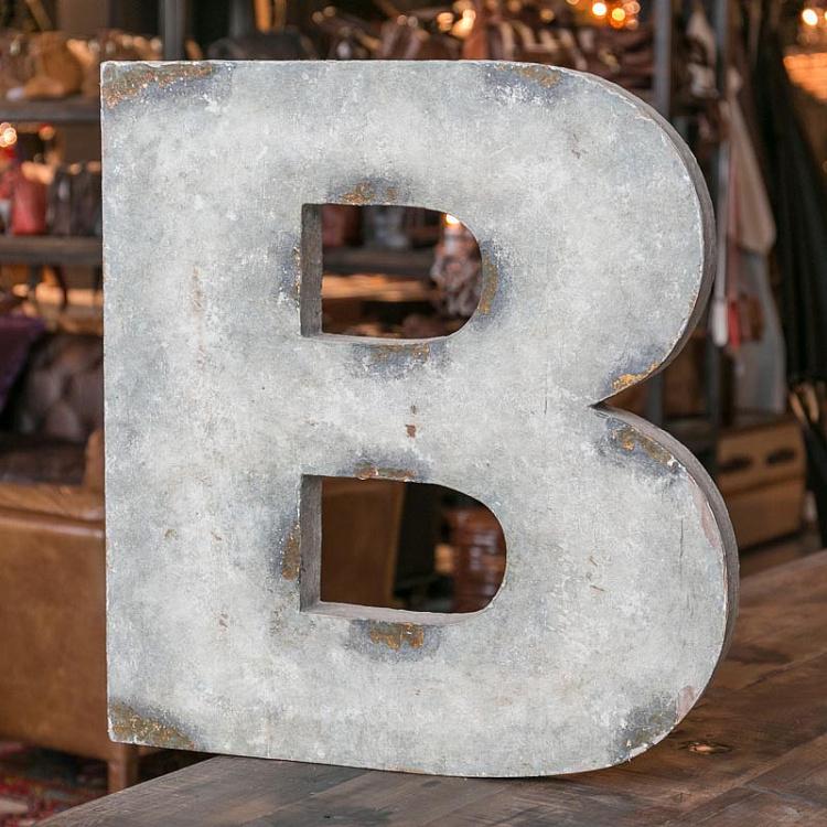 Декоративная буква B, L Uncle David Letter B Large
