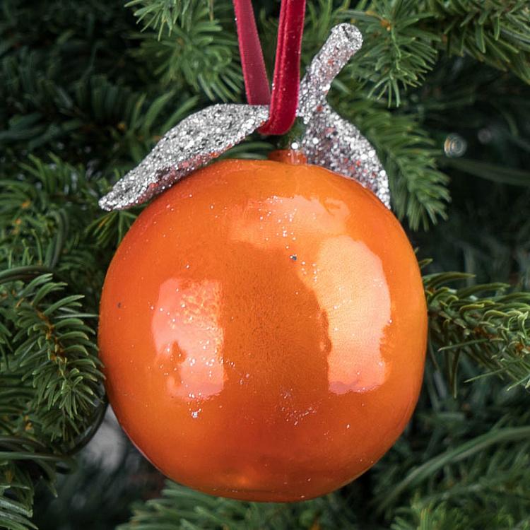 Ёлочная игрушка Мандарин Mandarin 10,5 cm