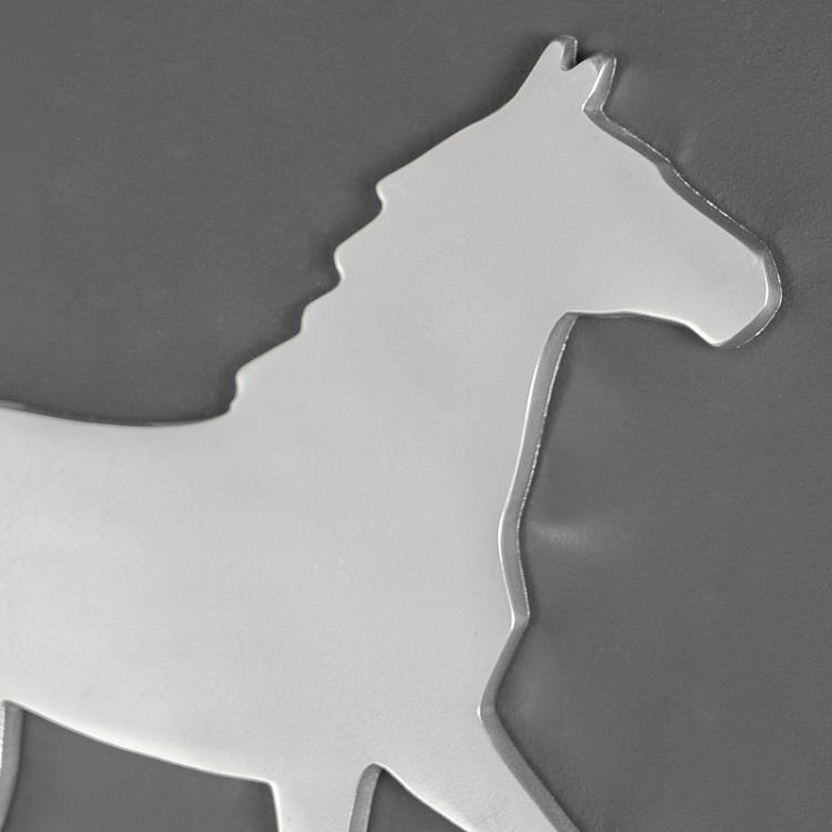 Трёхместная настенная вешалка Лошадь Coat Rack 3 Hooks Horse