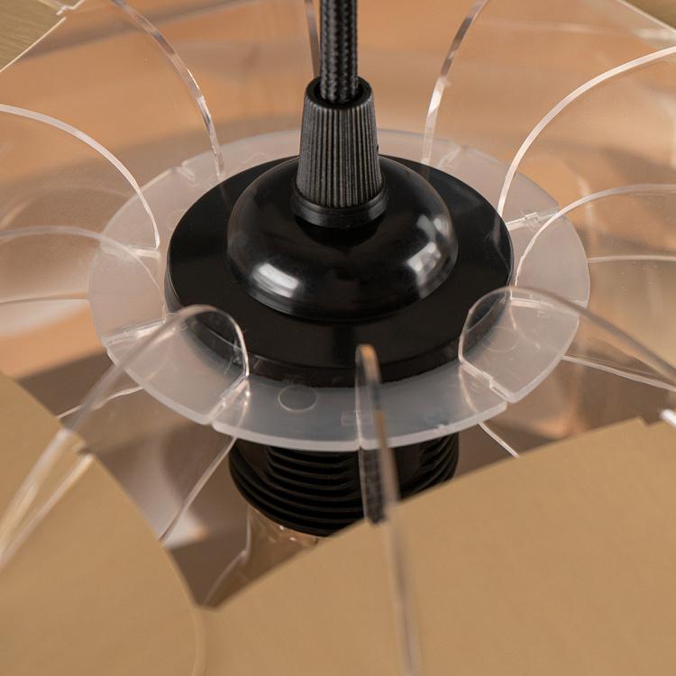 Подвесной светильник Алювия на чёрном проводе, S Aluvia Hanging Lamp With Black Cord Mini