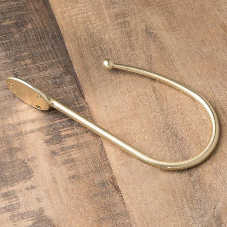 Держатель для шторы Элегант Ост латунь Elegant Ost Curtains Holder Brass