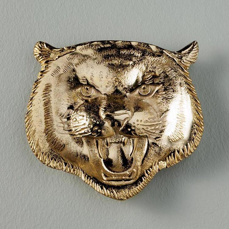 Подставка для мелочей в виде головы тигра Tiger Head Trinket Tray Gold