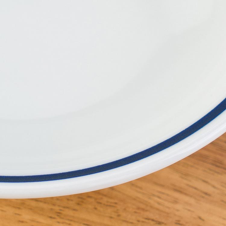 Суповая тарелка Синяя полоска, L Filo Blue Soup Plate Large