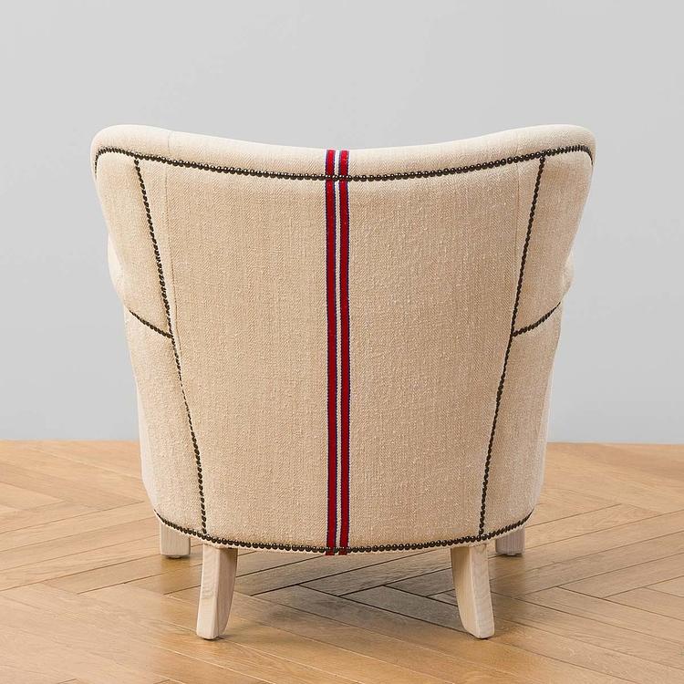 Кресло Тёрнер в обивке из винтажных хлопковых мешков Turner Armchair