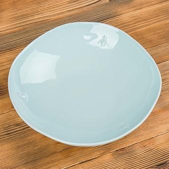 Abeille Ceramic Blue Pasta Plate