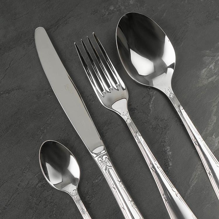 Набор Кройс из 24 столовых приборов на 6 персон по 4 предмета в подарочной коробке Set Of 24 Cutlery Pieces Croise