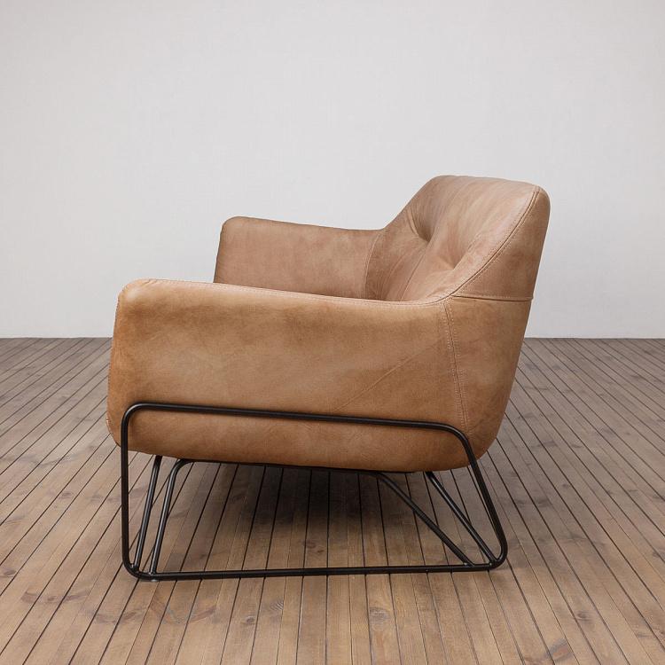 Трёхместный диван Тамборини, матовые чёрные ножки Tamborini 3 Seater, Matte Black