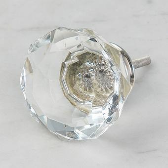 Мебельная ручка Large Crystal Glass Knob
