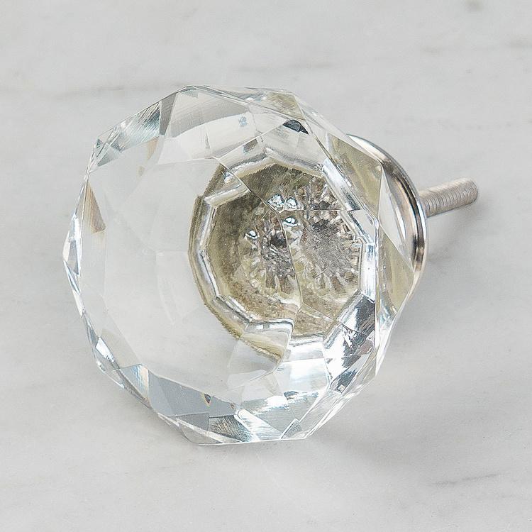 Мебельная ручка Большой хрусталь Large Crystal Glass Knob