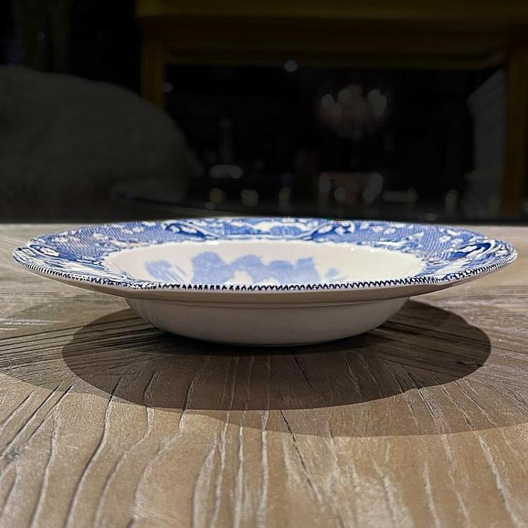 Винтажная суповая тарелка Старый Лондон Vintage Soup Plate Old London
