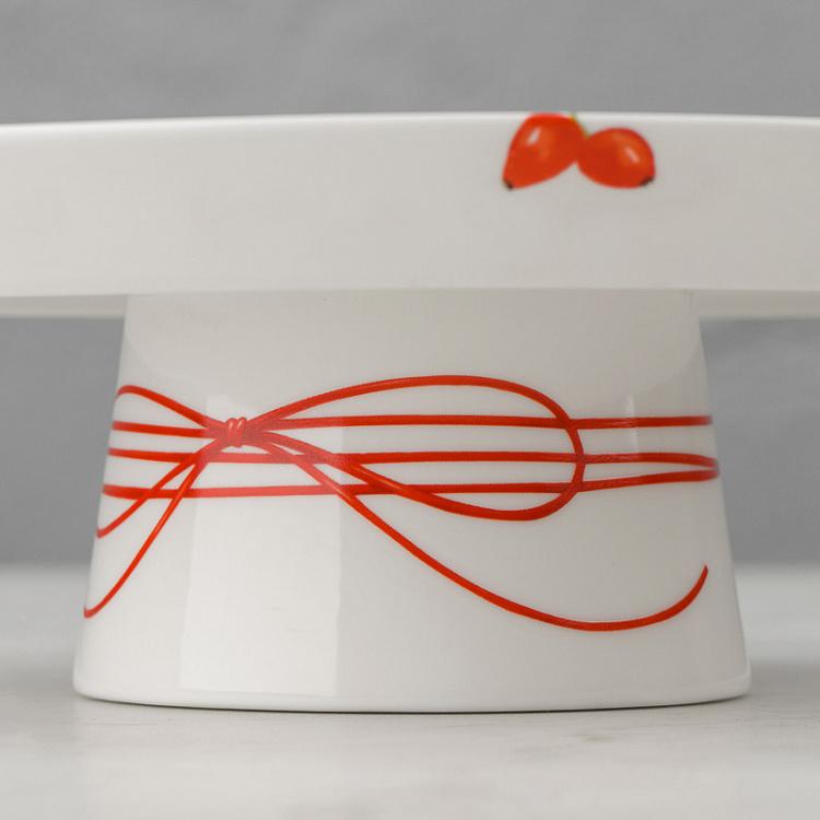 Сервировочная подставка-тортовница Красная нить ягоды Fil Rouge Bacche Cake Stand