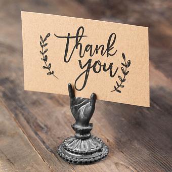 Metal Hand Card Holder