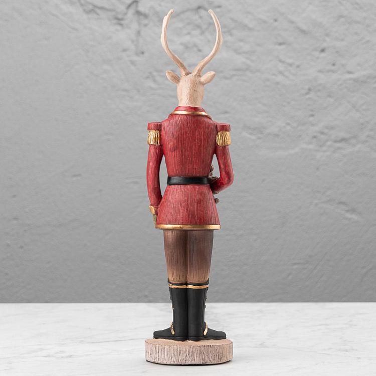 Статуэтка Олень с плюшевым мишкой Figure Deer With Teddy Bear 37,5 cm