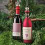 Набор из 2-х ёлочных игрушек Set Of 2 Glass Hangers Red Wine 13,5 cm