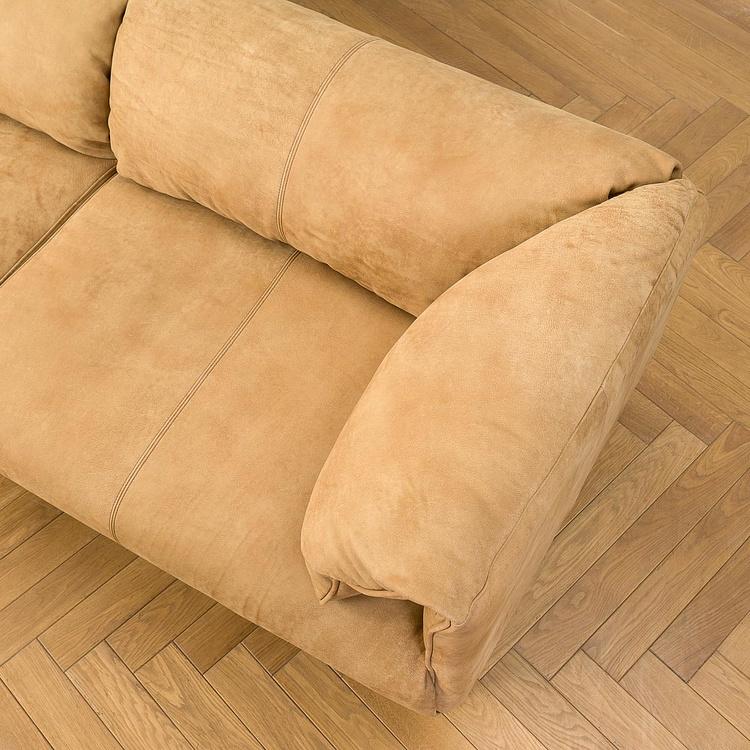 Трёхместный диван Хайвей Highway 3 Seater, Black Matt Metal RM