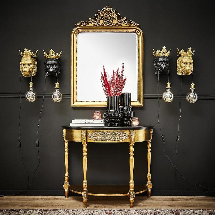 Зеркало в золотой раме Алиса Alice Mirror Gold