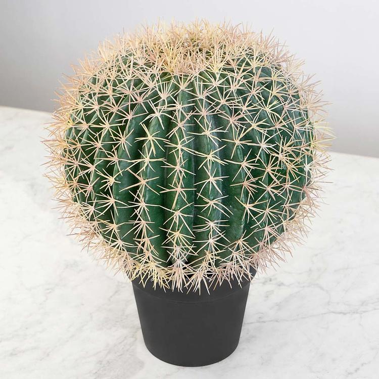 Искусственный кактус Баррель 47 см Barrel Cactus 47 cm