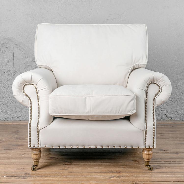 Кресло Балморал, светлые ножки Balmoral 1 Seater, Weathered Wood