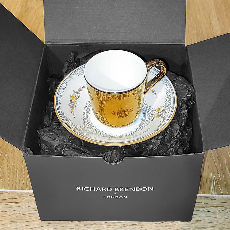 Кофейная пара Reflect Minton 2 золото Reflect Minton 2 Gold