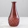 Мини-ваза Narrow Recycled Glass Vase Burgundy