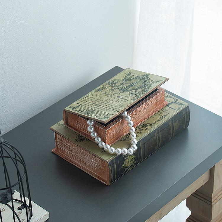 Набор из двух шкатулок Старая Англия Set Of 2 Book Boxes Old England